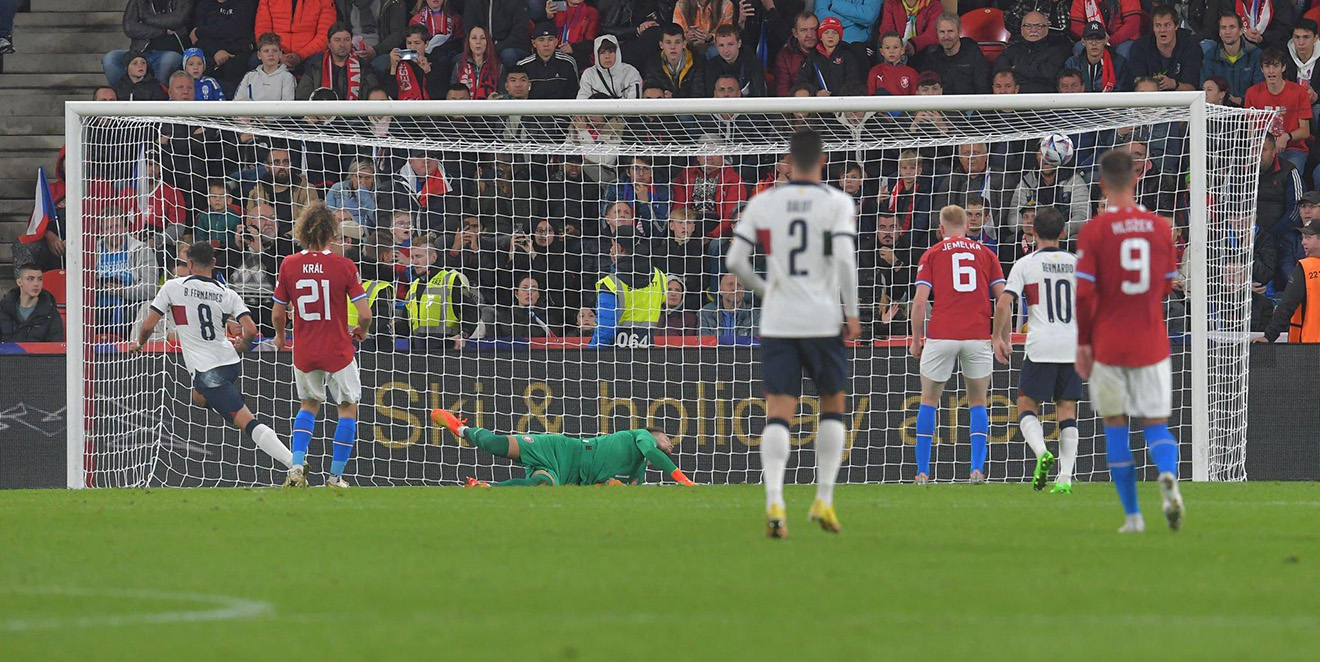 Kết quả bóng đá, ket qua bong da, Séc vs Bồ Đào Nha, kết quả Séc vs Bồ Đào Nha, kết quả Nations League, Nations League, Ronaldo, Dalot, Bruno Fernandes, BĐN, Séc, kqbd